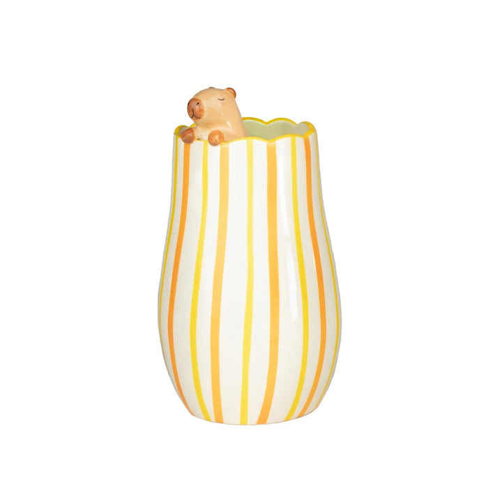 Peeking Capybara Vase by Sass &amp; Belle