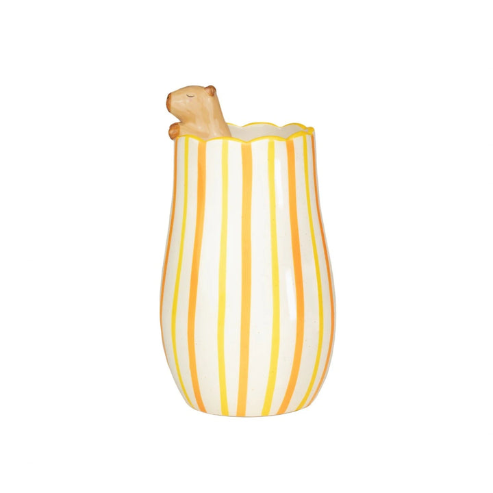 Peeking Capybara Vase by Sass &amp; Belle — additional view 2