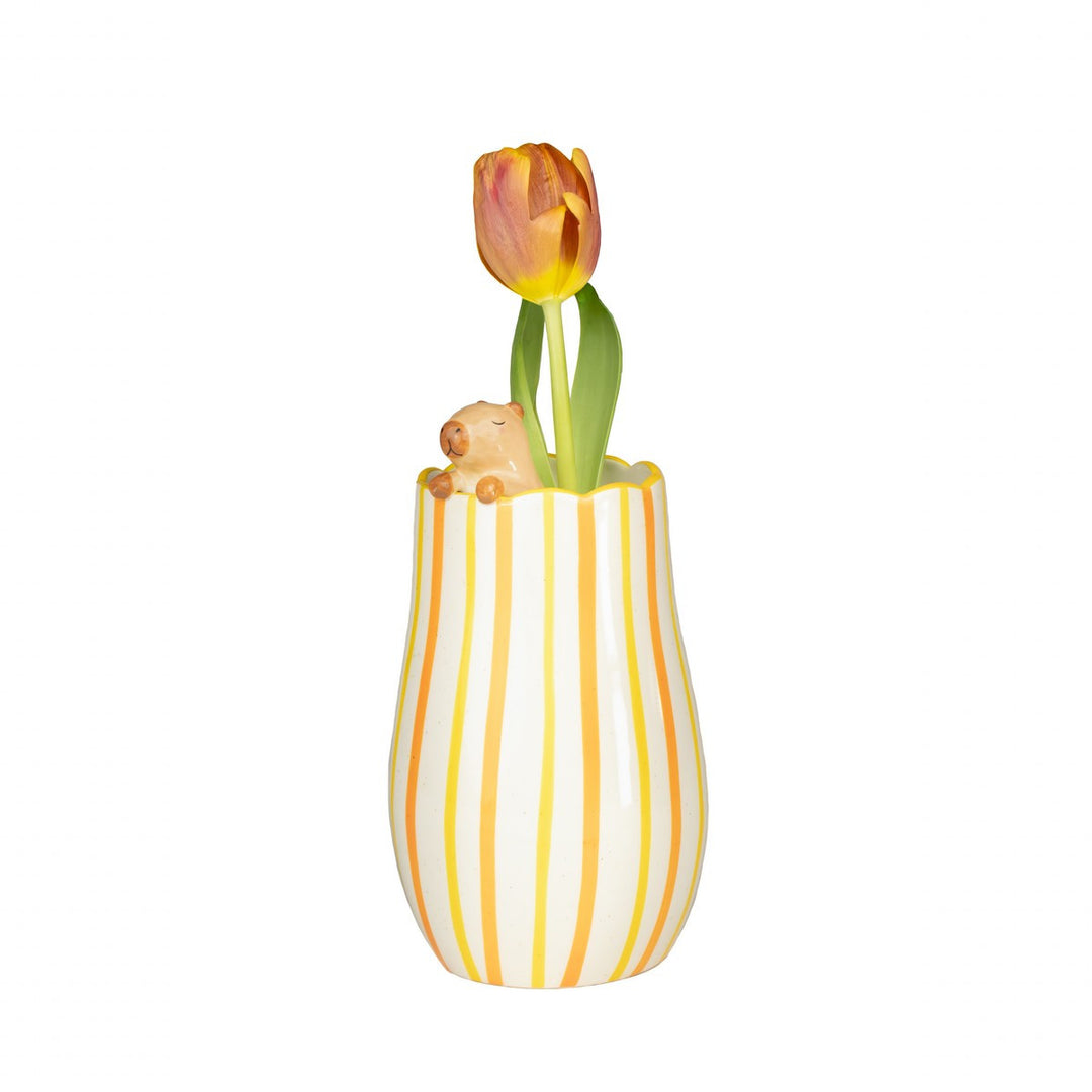 Peeking Capybara Vase by Sass &amp; Belle — additional view 4