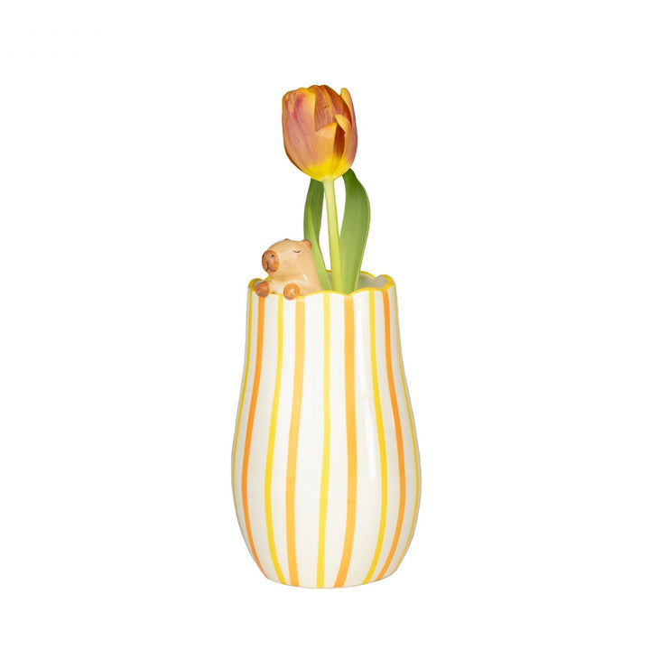 Peeking Capybara Vase by Sass &amp; Belle — additional view 4