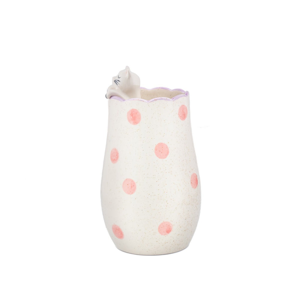 Peeking Cat Vase by Sass & Belle — additional view 2