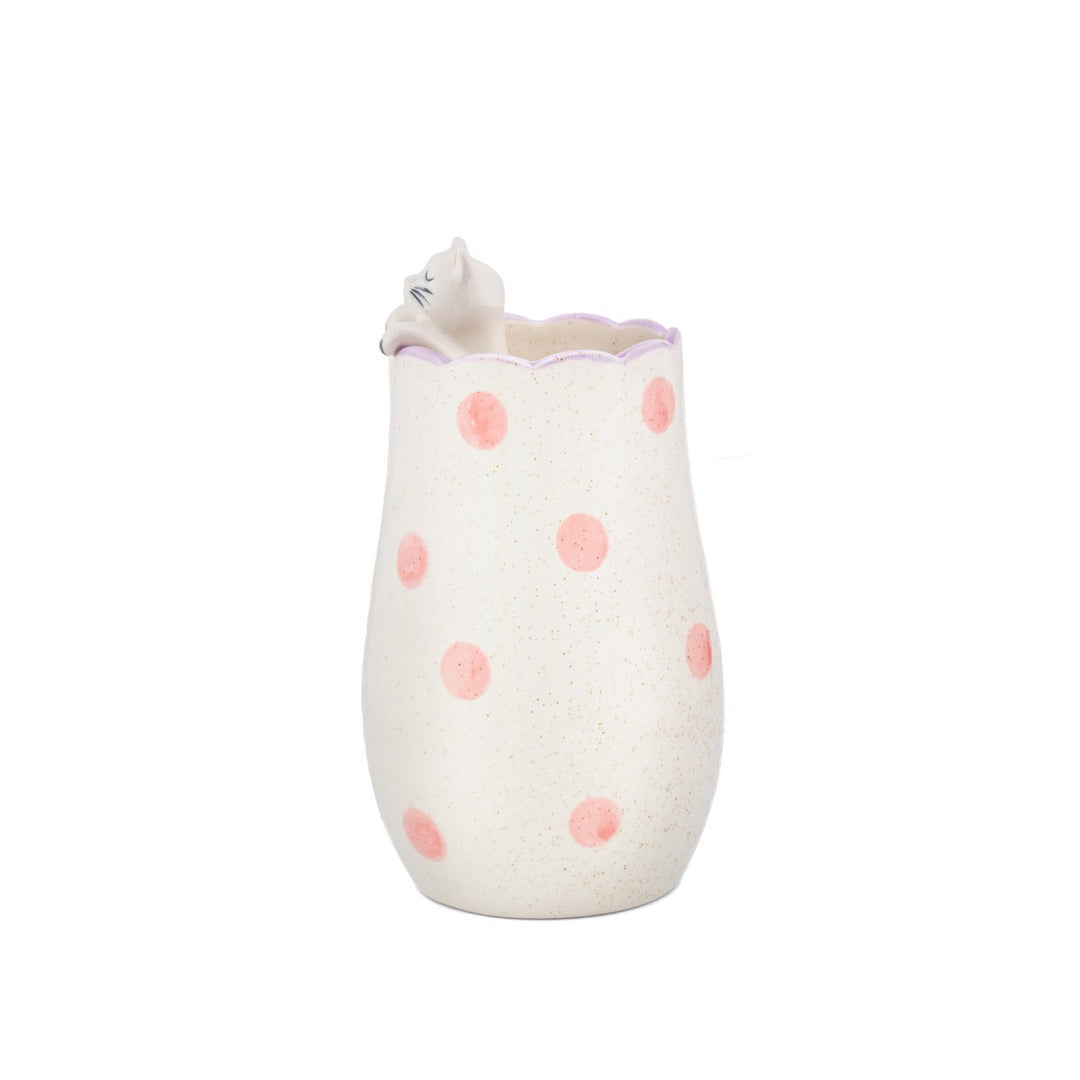 Peeking Cat Vase by Sass &amp; Belle — additional view 2
