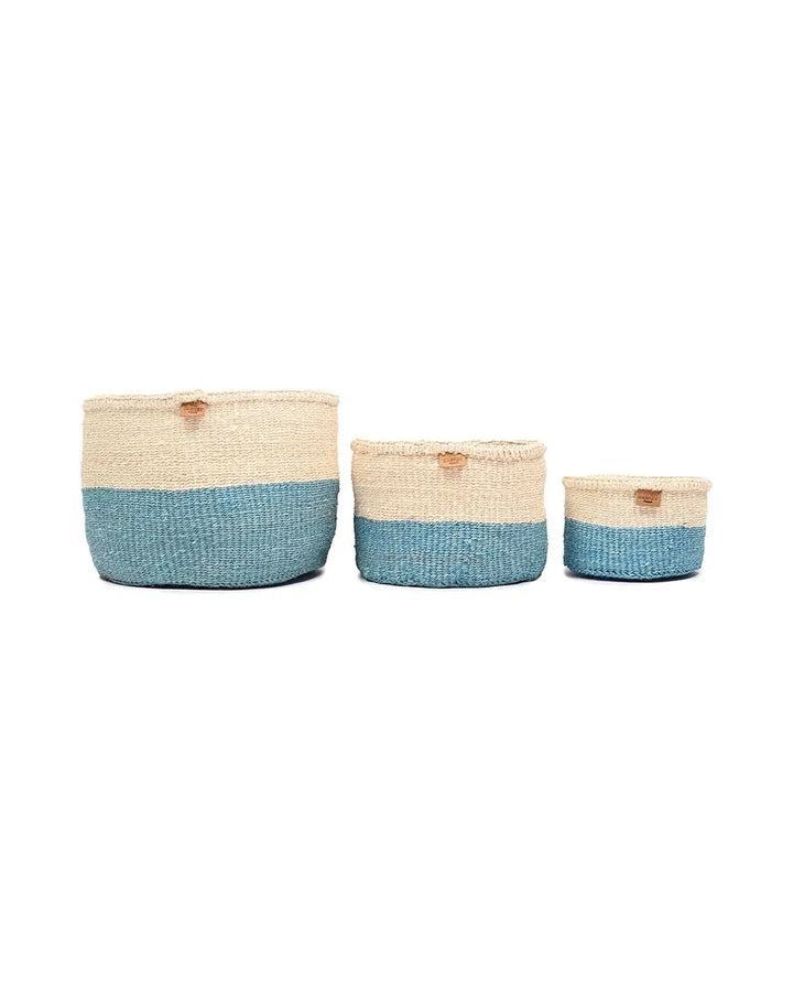 ZURI by The Basket Room — three basket sizes arranged in a row