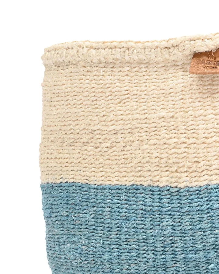 ZURI by The Basket Room — close-up of the woven side and tab