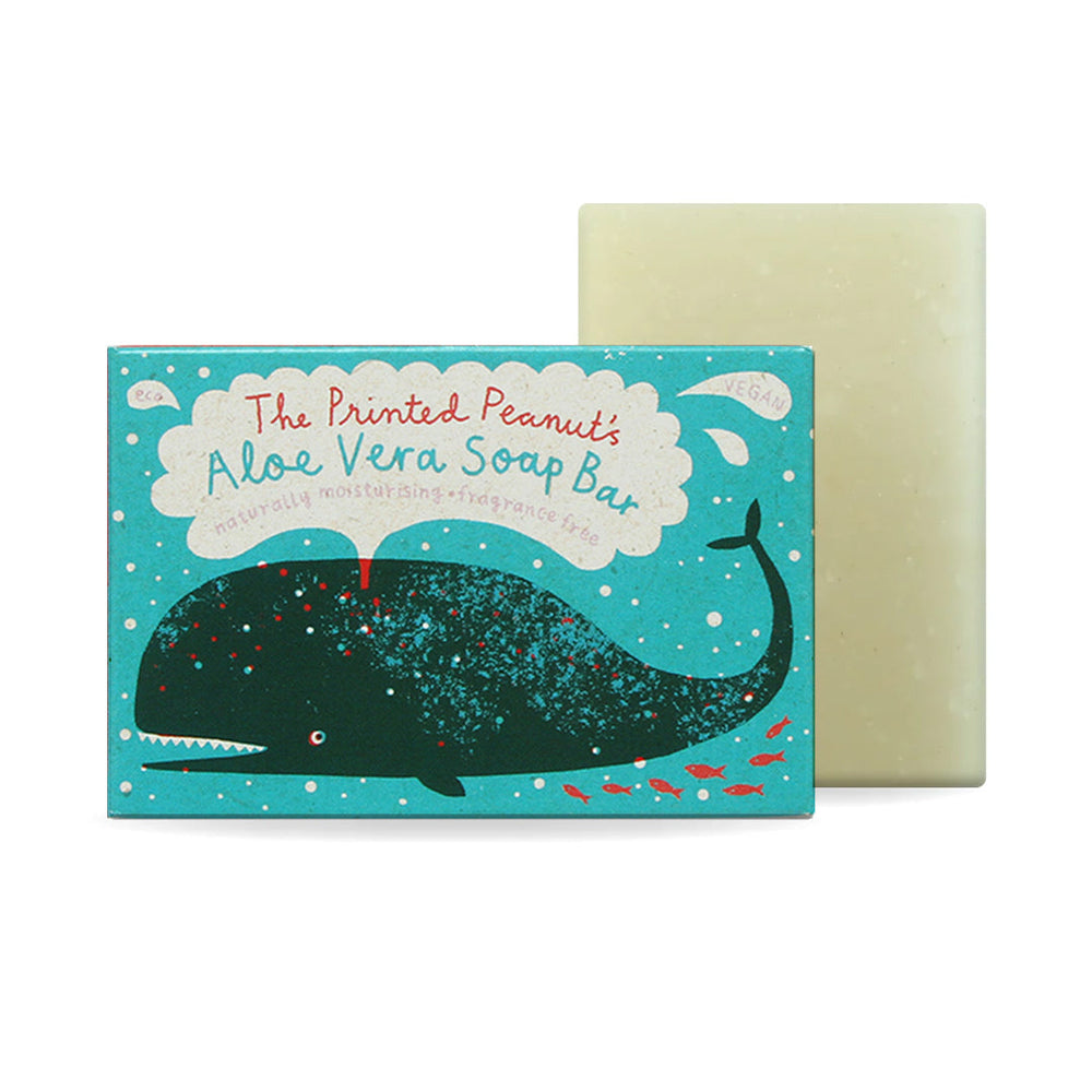 Aloe Vera Natural Handmade Soap Bar by The Printed Peanut — additional product and styling view