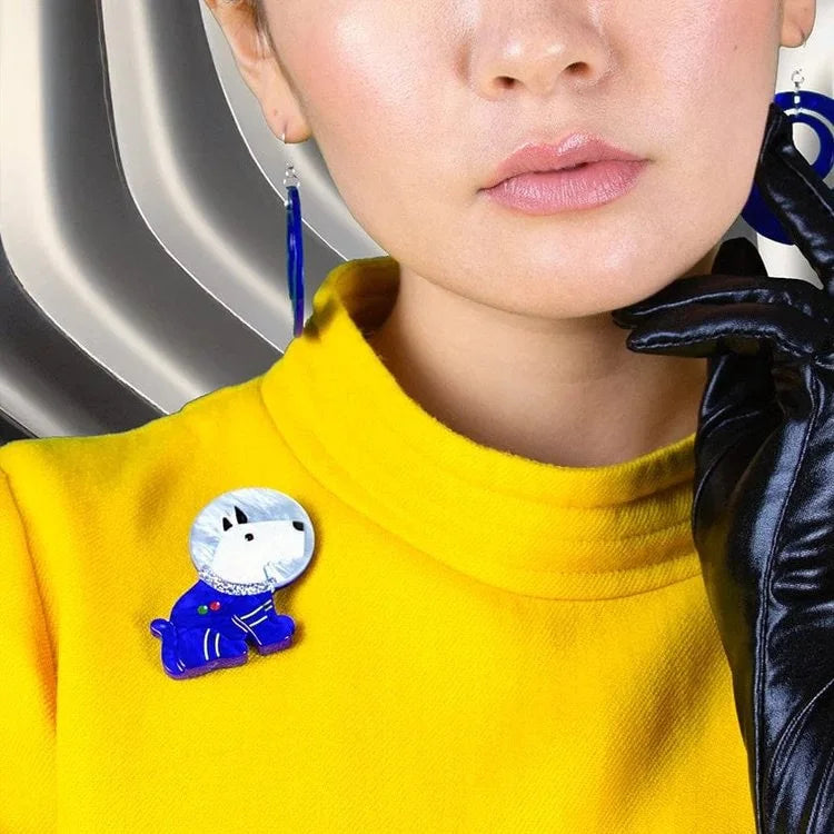 ERSTWILDER | BROOCHES | Daring Dogmonaut Brooch