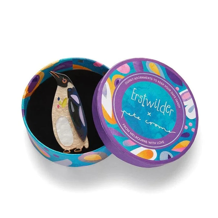 ERSTWILDER | BROOCHES | The Emboldened Emperor Penguin Brooch