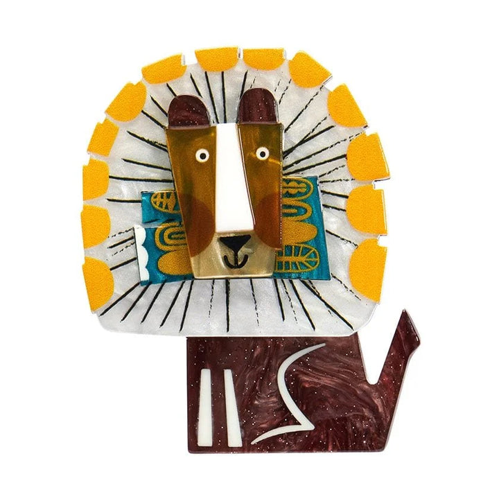 ERSTWILDER | BROOCHES | A Lion Named Roar Brooch