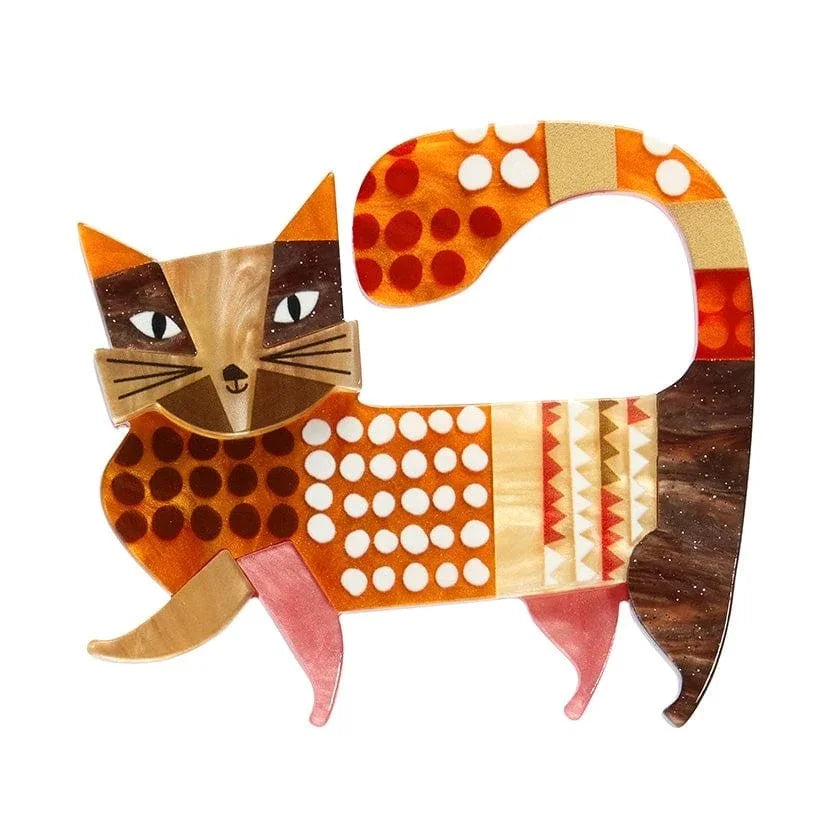 ERSTWILDER | BROOCHES | A Cat Named Purr Brooch