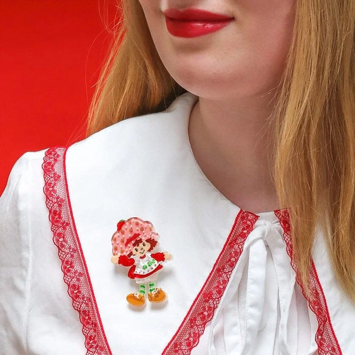 ERSTWILDER | BROOCH | Strawberry Shortcake Brooch