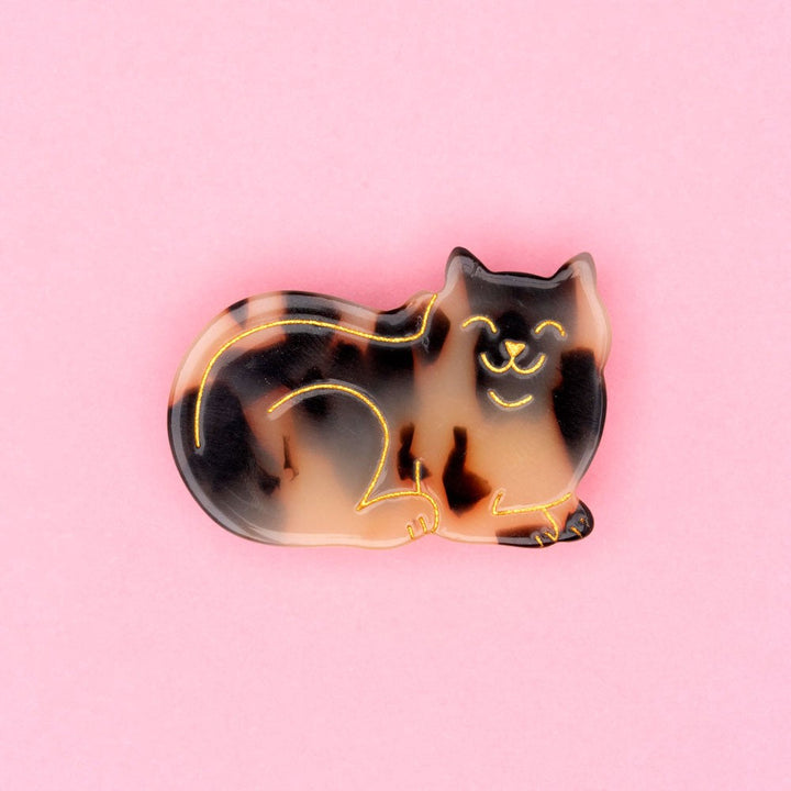 Tabby Cat Barrette by Coucou Suzette — product view