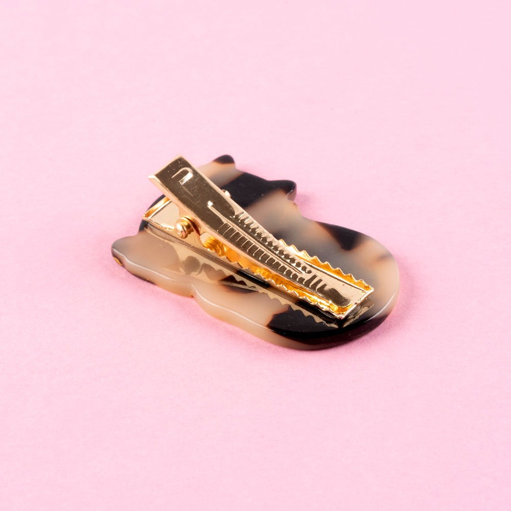 Tabby Cat Barrette by Coucou Suzette — detail or styling view