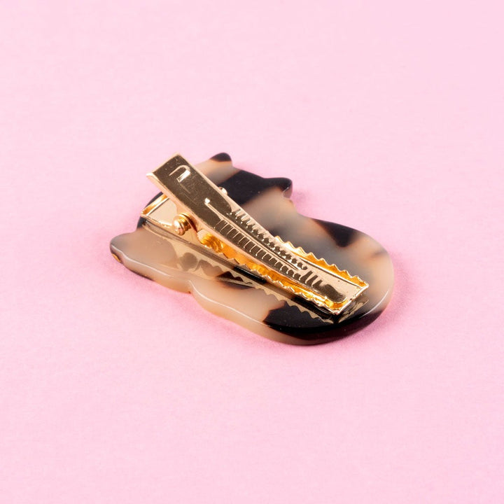 Tabby Cat Barrette by Coucou Suzette — detail or styling view