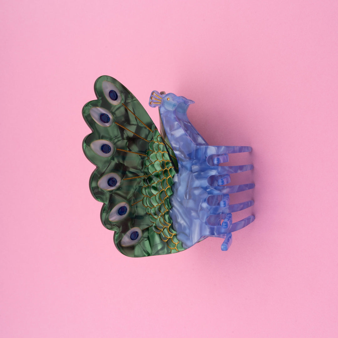 Peacock Hair Claw by Coucou Suzette — product view