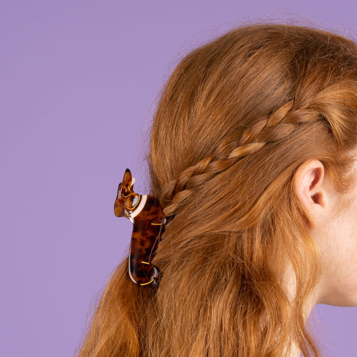 Dachshund Hair Claw by Coucou Suzette — detail or styling view