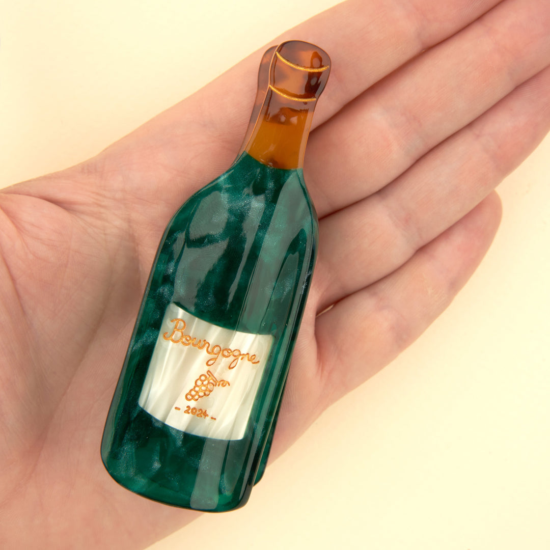 Wine Hair Claw by Coucou Suzette — detail or styling view