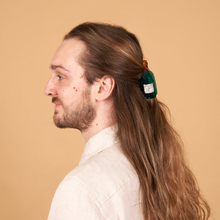 Wine Hair Claw by Coucou Suzette — detail or styling view