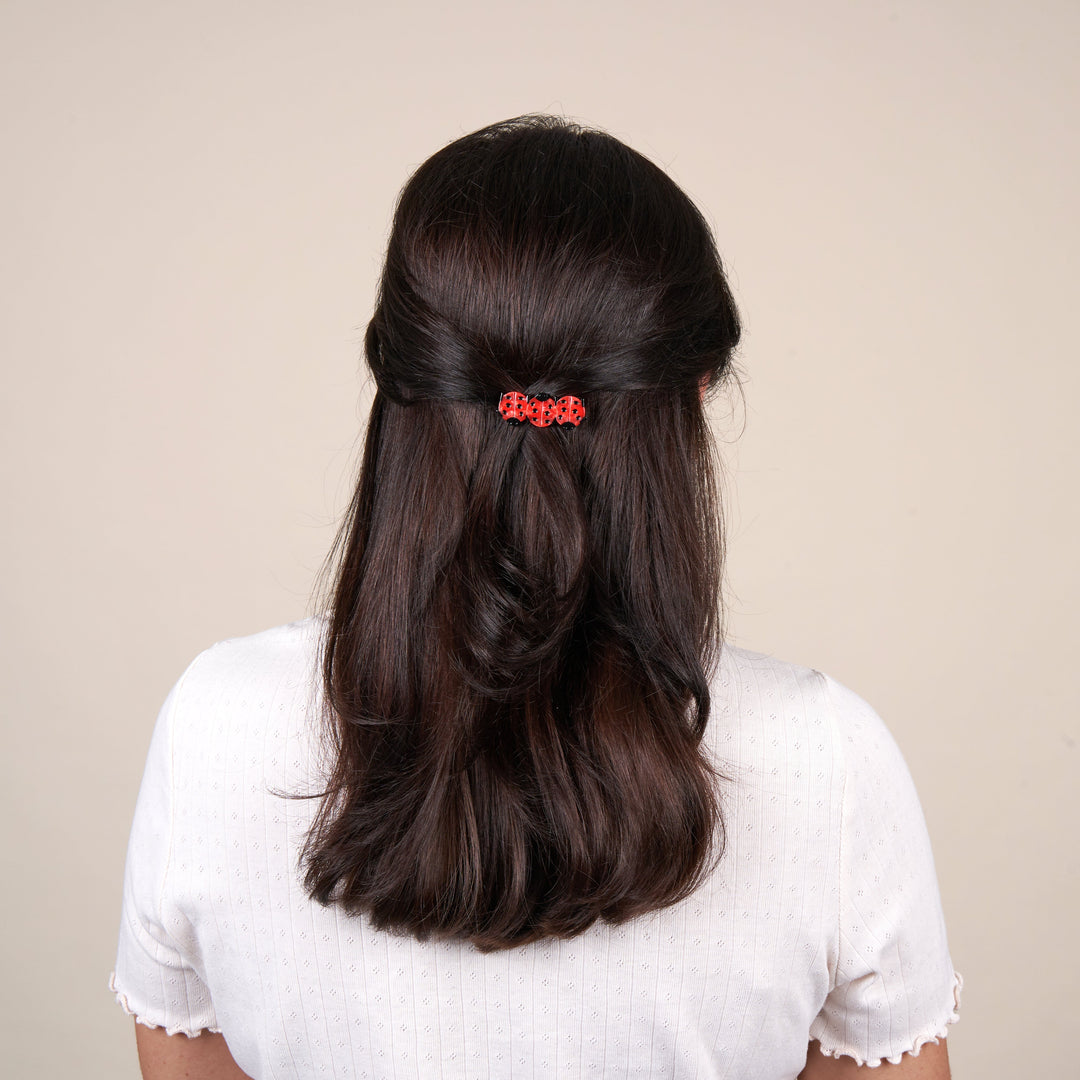Ladybird Barrette by Coucou Suzette — detail or styling view