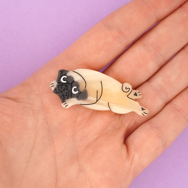 Pug Barrette by Coucou Suzette — product view