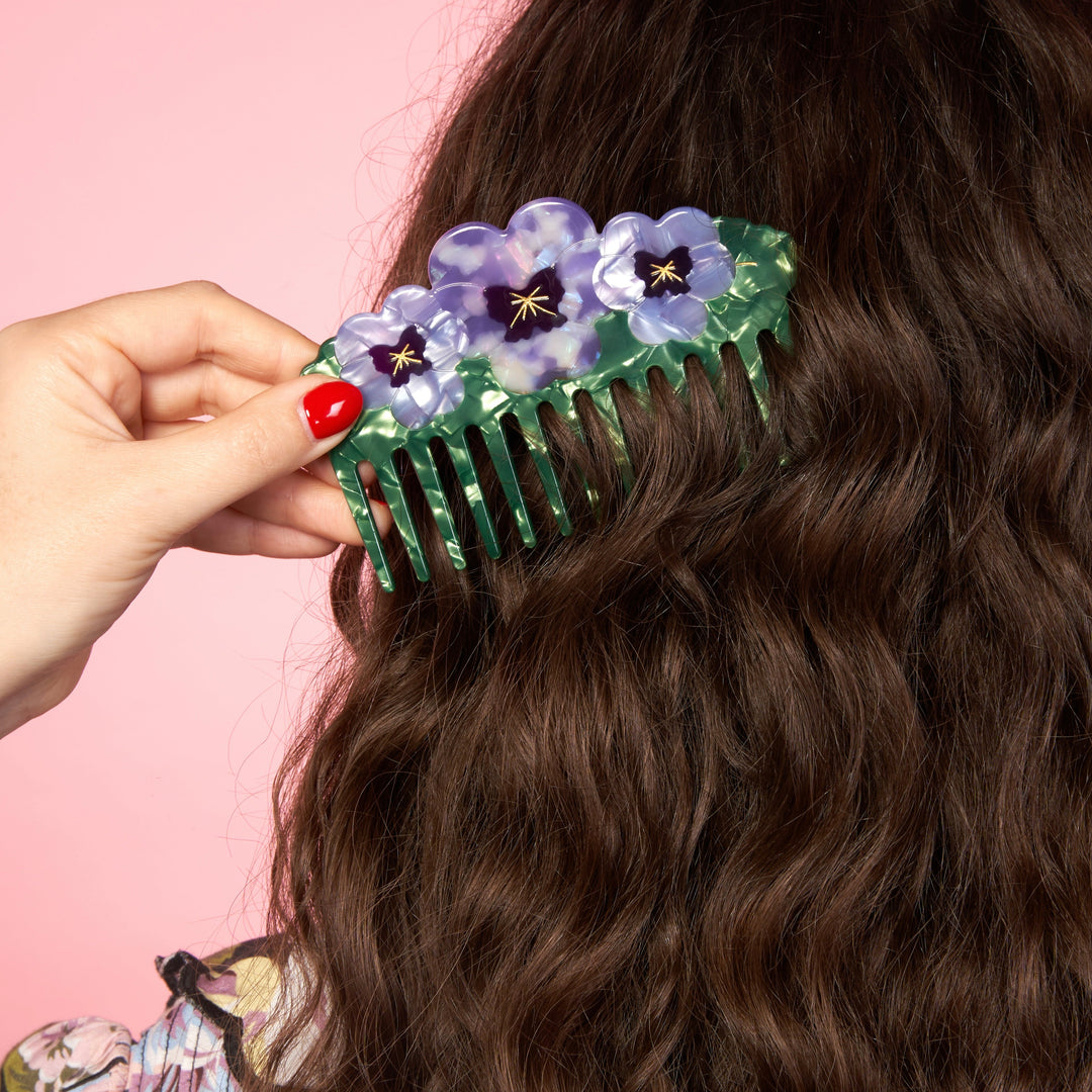 Pansy Comb by Coucou Suzette — detail or styling view