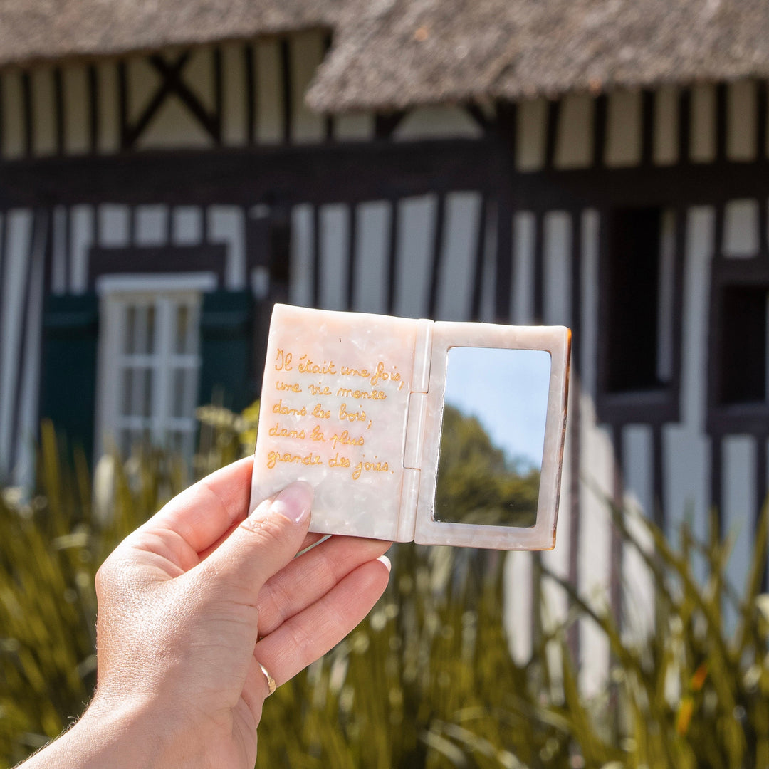 Book Pocket Mirror by Coucou Suzette — detail or styling view