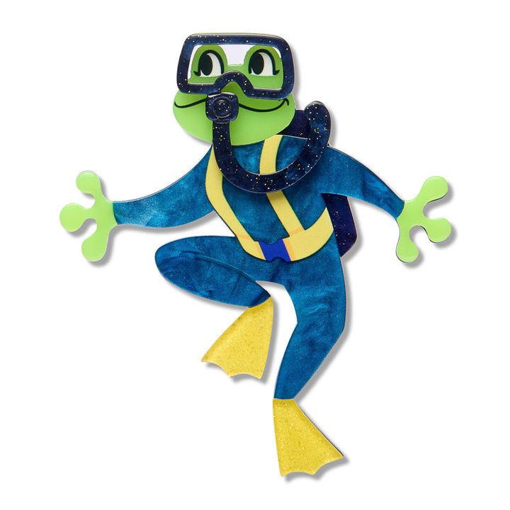 Erstwilder Slick Swimmer Brooch - official product image