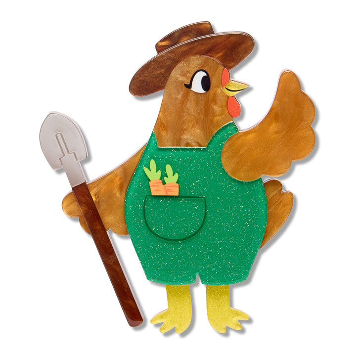 Erstwilder Coop Boss Brooch - official product image
