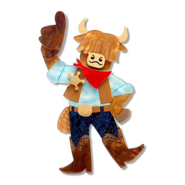 Erstwilder | Marshall Longhorn Brooch