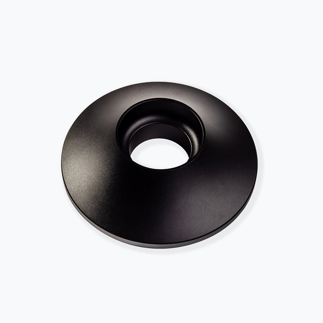 Heliograf Universal Base SOY-UT in black anodised aluminium; base only