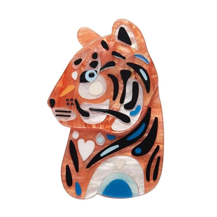 ERSTWILDER | BROOCHES | The Tranquil Tiger Brooch