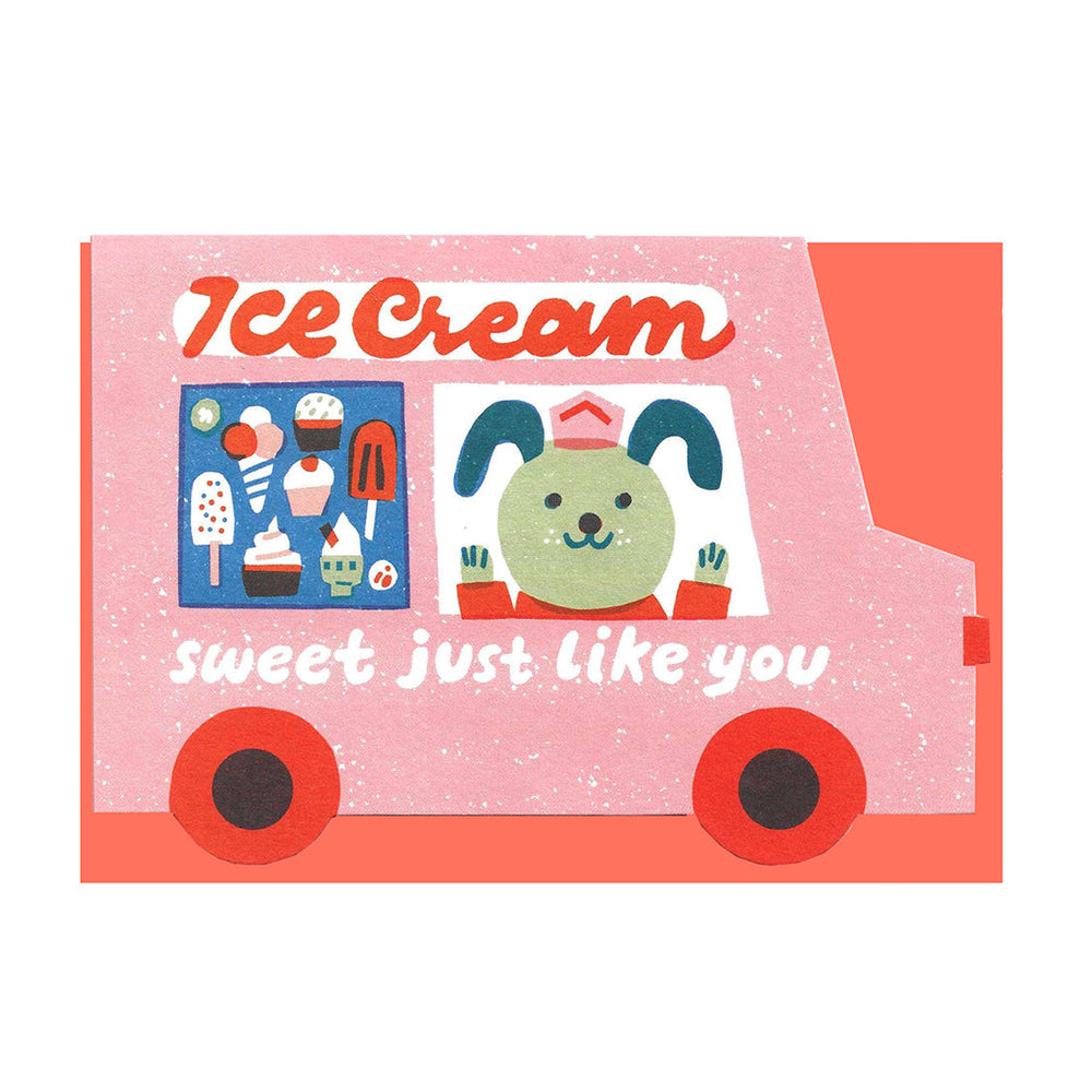 Ice Cream Van Shaped Card by The Printed Peanut — additional product and styling view