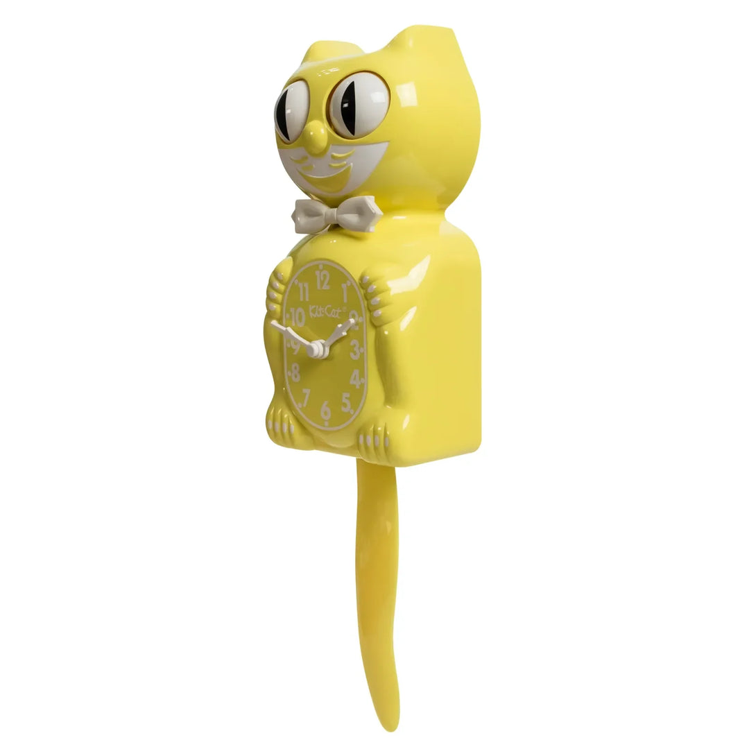 KIT-CAT KLOCKS | CLOCKS | Spring Daffodil Yellow Kit-Cat Klock