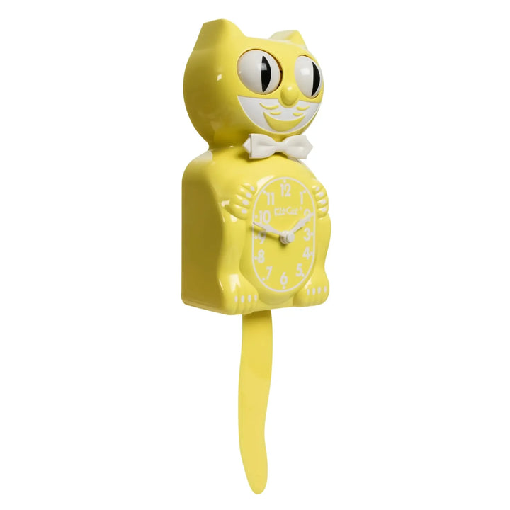 KIT-CAT KLOCKS | CLOCKS | Spring Daffodil Yellow Kit-Cat Klock