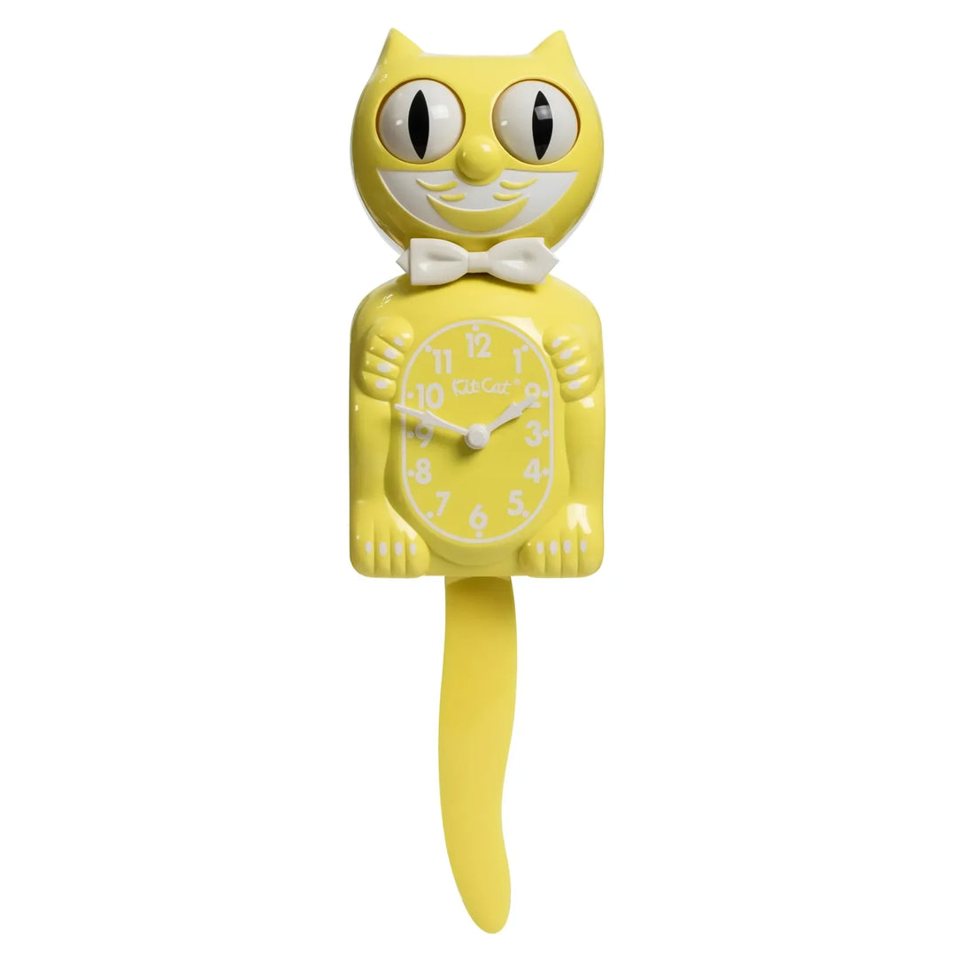 KIT-CAT KLOCKS | CLOCKS | Spring Daffodil Yellow Kit-Cat Klock