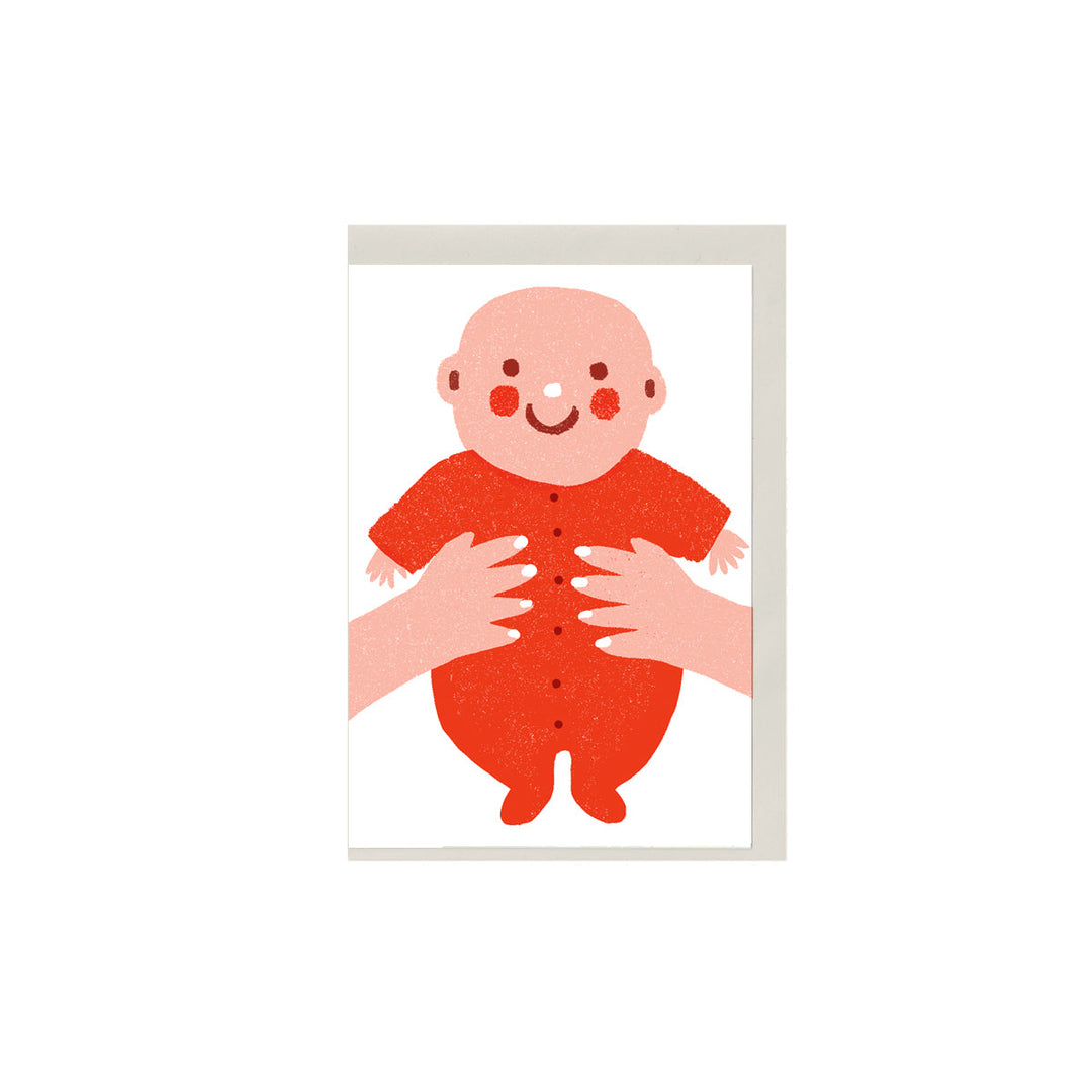 Red Baby Mini A7 Card by The Printed Peanut — product view