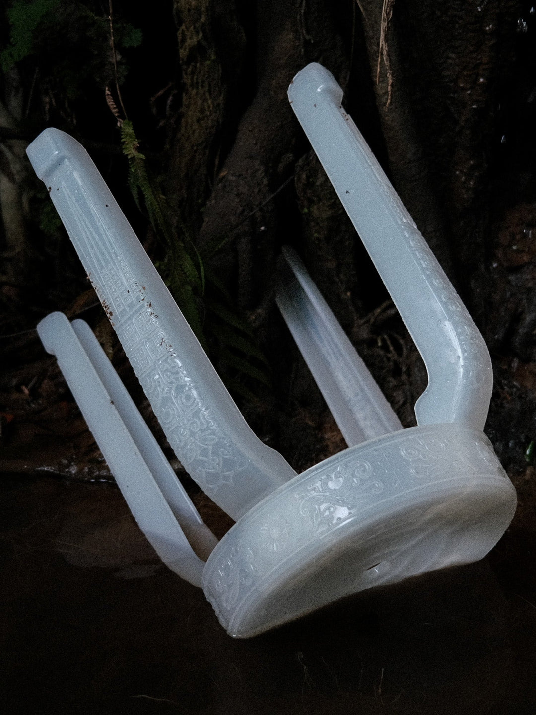 Sagu Stool by Rumba Bor — detail and styling view