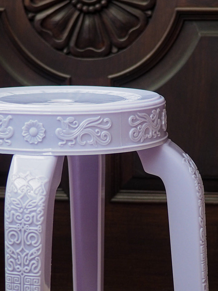 Pueak Stool by Rumba Bor — detail and styling view