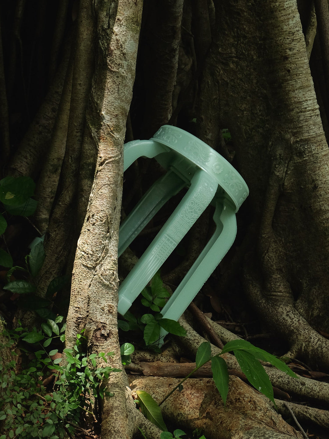 Krasue Stool by Rumba Bor — detail and styling view