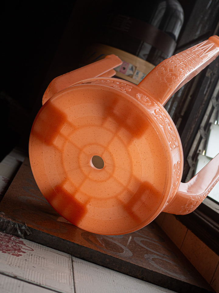 Salmon Stool by Rumba Bor — detail and styling view