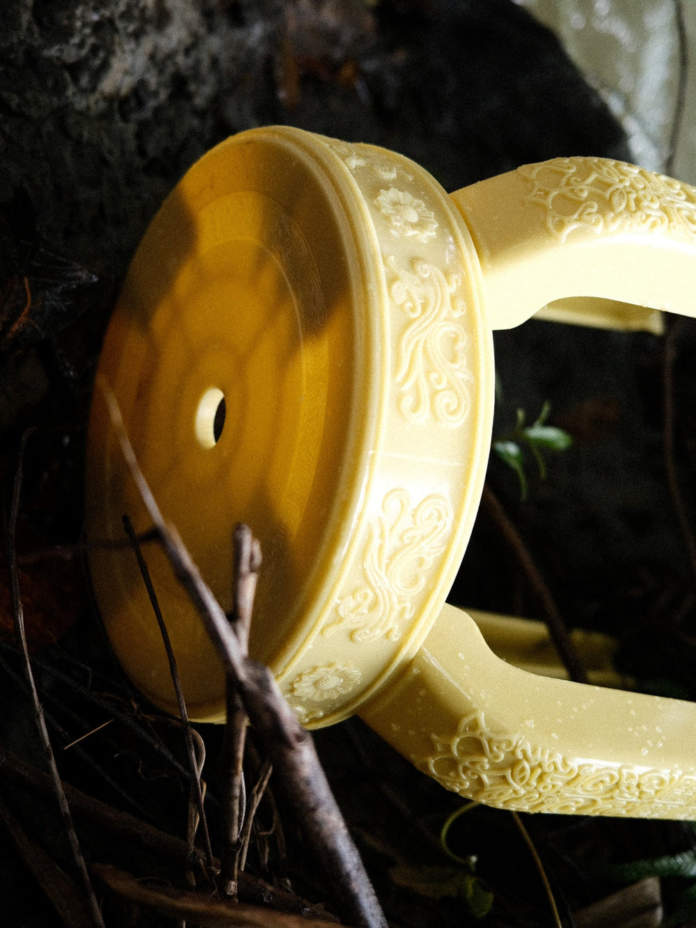 Kai Jiao Stool by Rumba Bor — detail and styling view