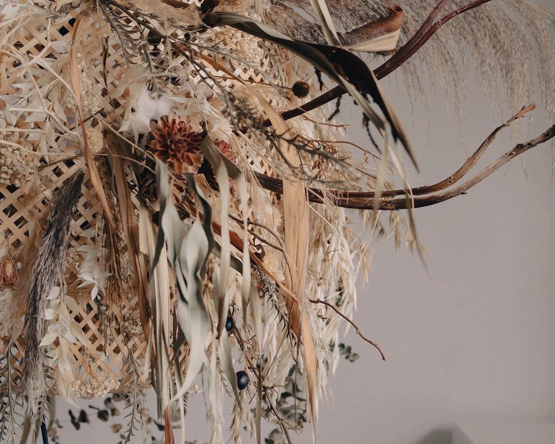 SSAW collection - Dried flower hanging lampshade