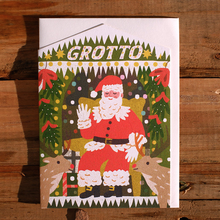 Christmas Grotto Shaped Card by The Printed Peanut — additional product and styling view