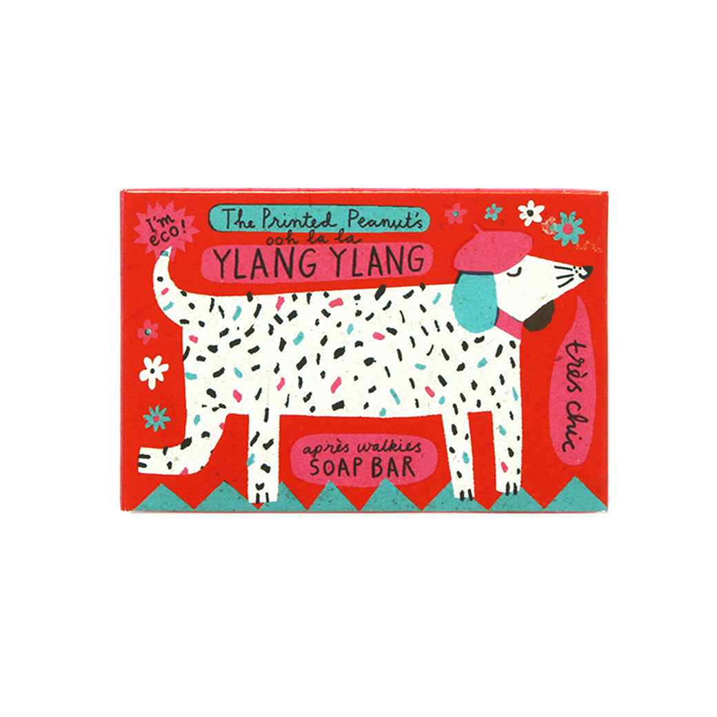 Ylang Ylang Natural Handmade Soap Bar by The Printed Peanut — product view