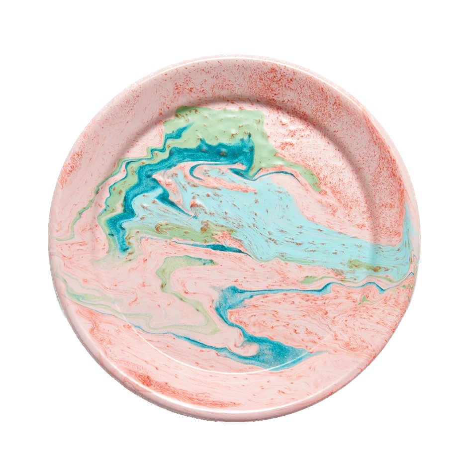 Blush & Blue Plate