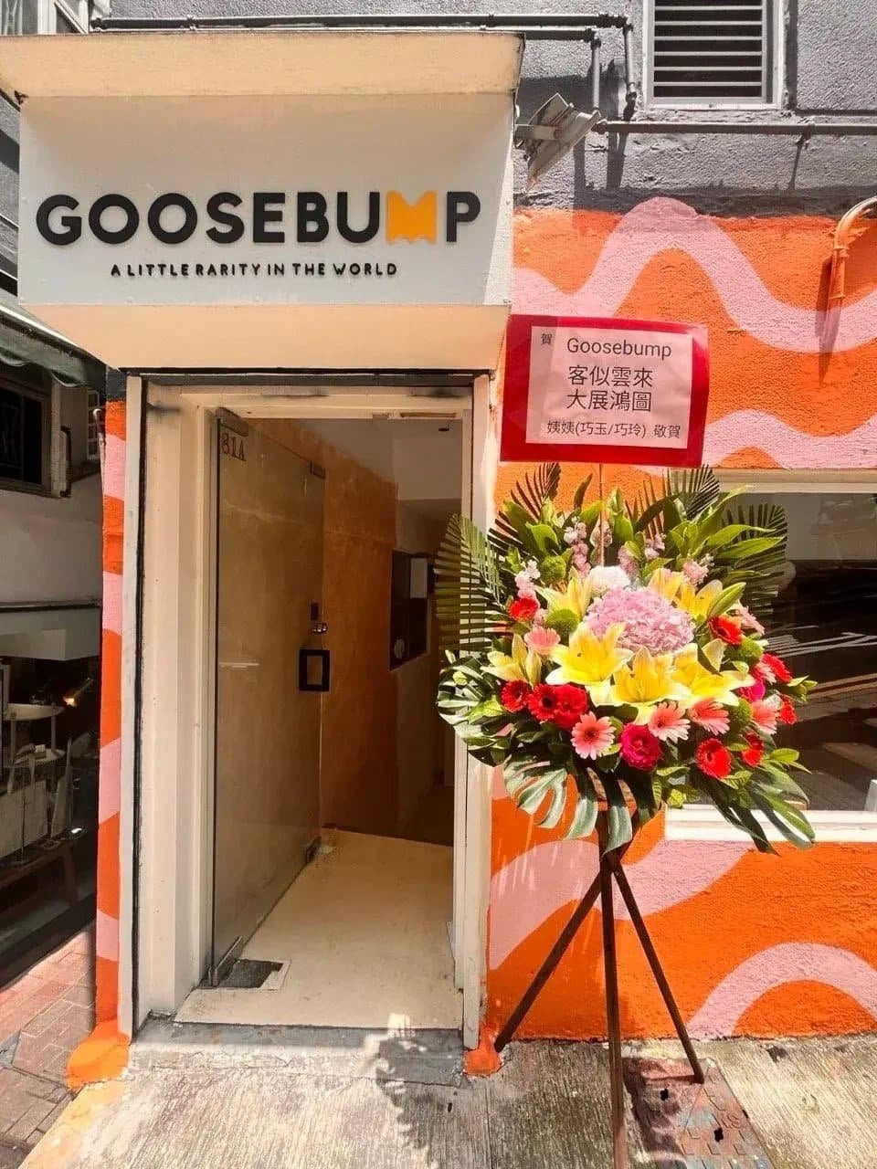 Goosebump Hollywood Road 81A store entrance archive